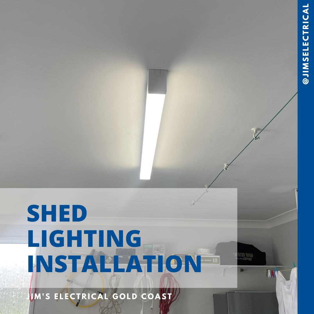 Shed Lighting Installation